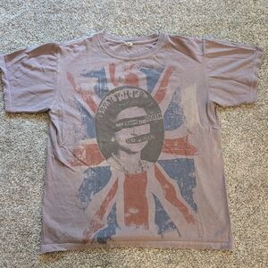 Vintage Sex Pistols Shirt Purple Mens Medium God Save The Queen RARE